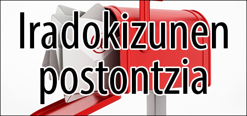 Iradokizunen postontzia